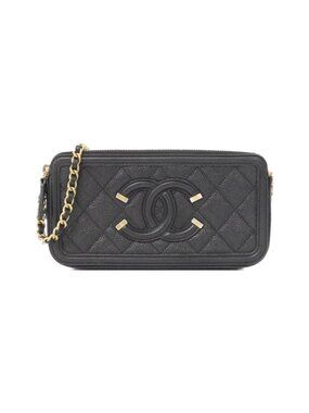 Chanel Chain Shoulder Bag Black